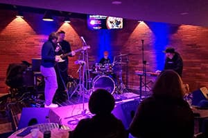Miko Moon during a jam session.