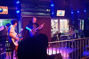 Miko Moon during a jam session.