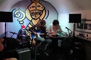 Miko Moon during a jam session.