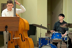 Miko Moon during his education at music school.