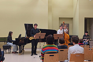 Miko Moon during his education at music school.