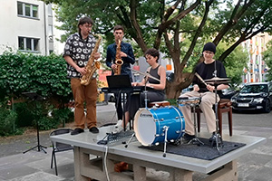 Miko Moon during his education at music school.