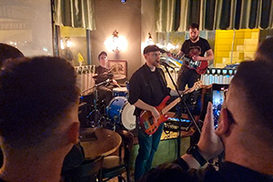 Miko Moon during a performance on stage.