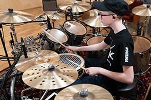 Test drum recording session for the Rohema brand with Miko Moon.