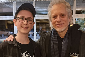 Miko Moon and Dave Weckl during a meeting in Prague, 2023