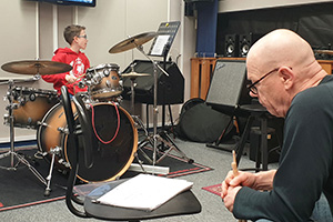 Miko Moon and the late Jerzy Łaba, 2019