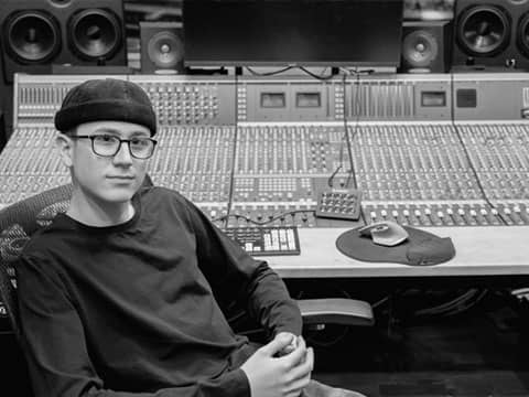 Miko Moon in the recording studio