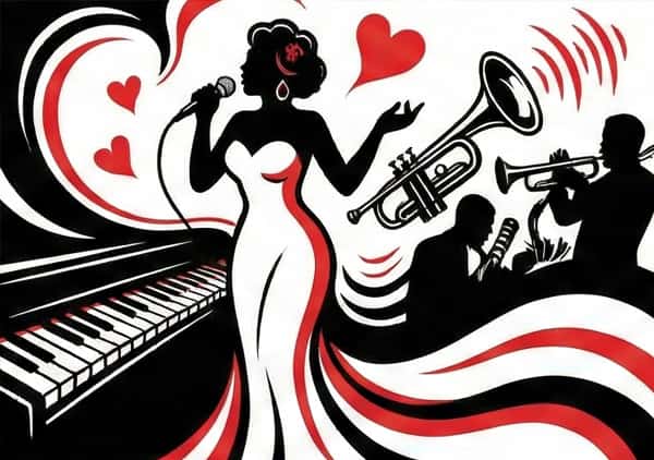 Illustration of a soul playlist.