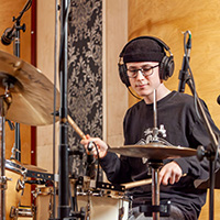 Recording studio interior.